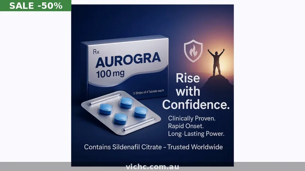 Sildenafil (Aurogra®) — Prescription Tablets in Australia